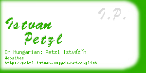 istvan petzl business card